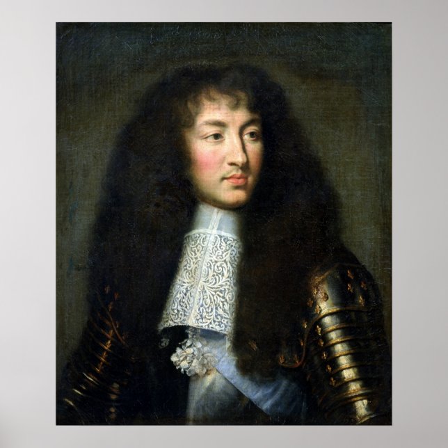 Portrait von Louis XIV Poster (Vorne)