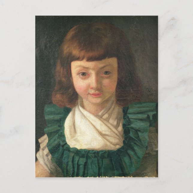 Portrait von Louis XVII als Kind, 1791 Postkarte (Vorderseite)