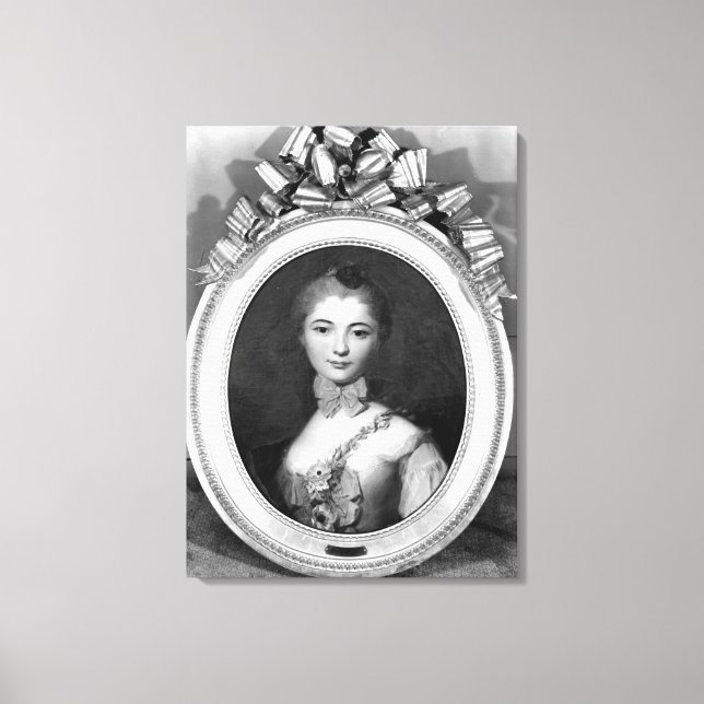 Portrait von Louise Honorine Crozat du Chatel Leinwanddruck (Vorderseite)
