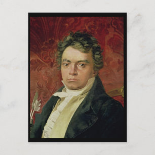 Portrait von Ludwig Van Beethoven Postkarte