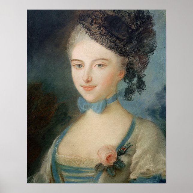 Portrait von Madame Balzac, c.1798 Poster (Vorne)