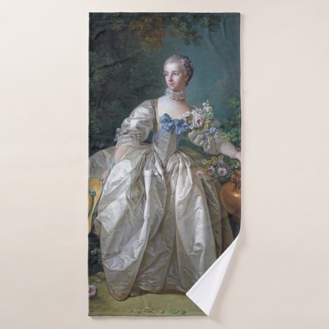 Portrait von Madame Bergeret, Boucher Badehandtuch (Badehandtuch)