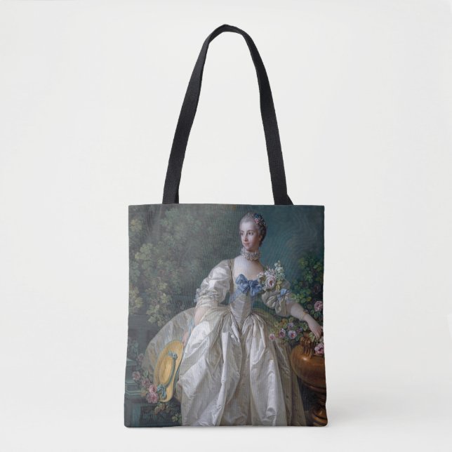 Portrait von Madame Bergeret, Boucher Tasche (Vorderseite)