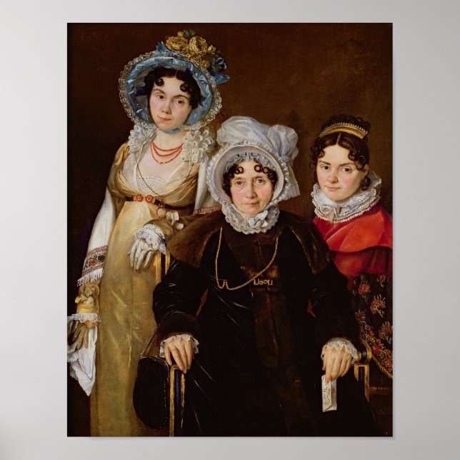 Portrait von Madame de Tangry Poster (Vorne)