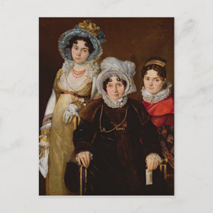 Portrait von Madame de Tangry Postkarte