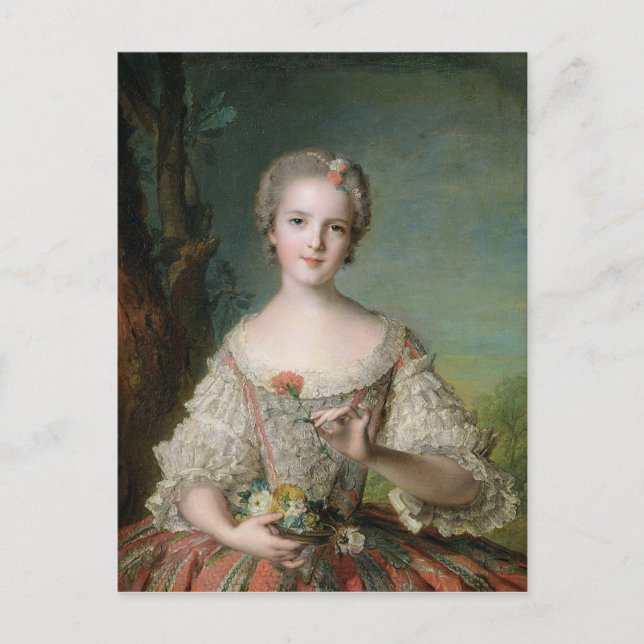 Portrait von Madame Louise de France Postkarte (Vorderseite)
