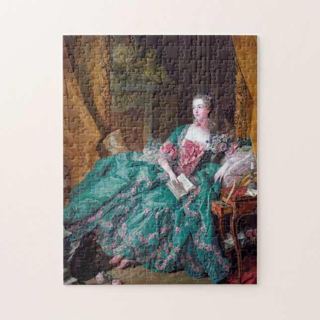 Portrait von Madame Pompadour, Boucher (Vertikal)