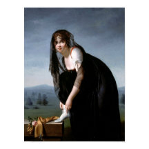 Portrait von Madame Soustra. Marie-denise Villers