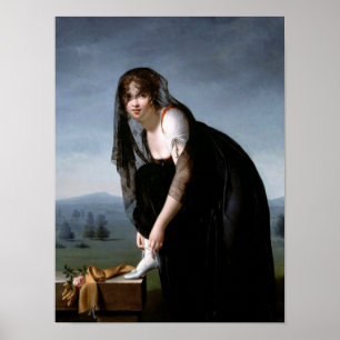 Portrait von Madame Soustra. Marie-denise Villers Poster