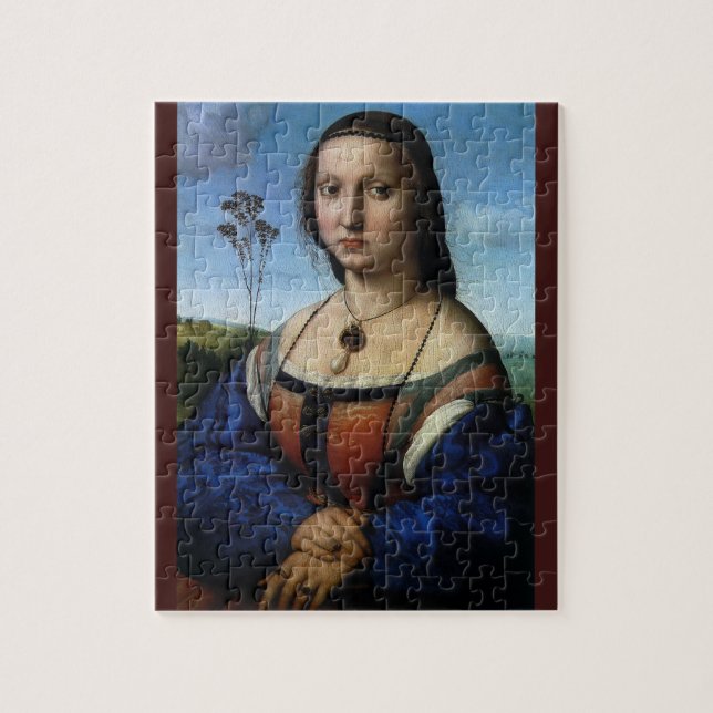 Portrait von Maddalena Doni von Raphael Sanzio (Vertikal)