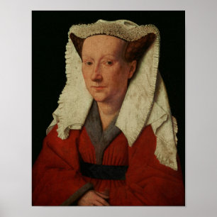 Portrait von Margaret van Eyck, 1439 Poster