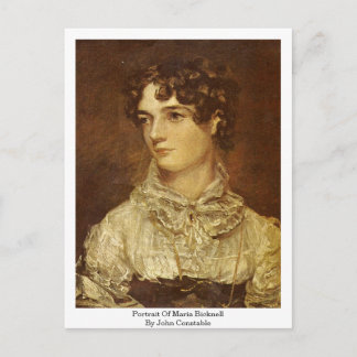 Portrait von Maria Bicknell, von John Constable Postkarte