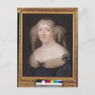 Portrait von Marie de Rabutin-Chantal Marquise Postkarte