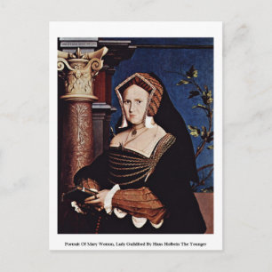 Portrait von Mary Wotton, Lady Guildford Postkarte
