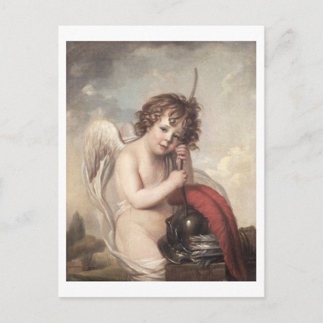 Portrait von Master Oswald Fawcett als Cupid (Öl a Postkarte (Vorderseite)