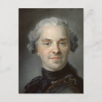 Portrait von Maurice, Comte de Saxe 1747