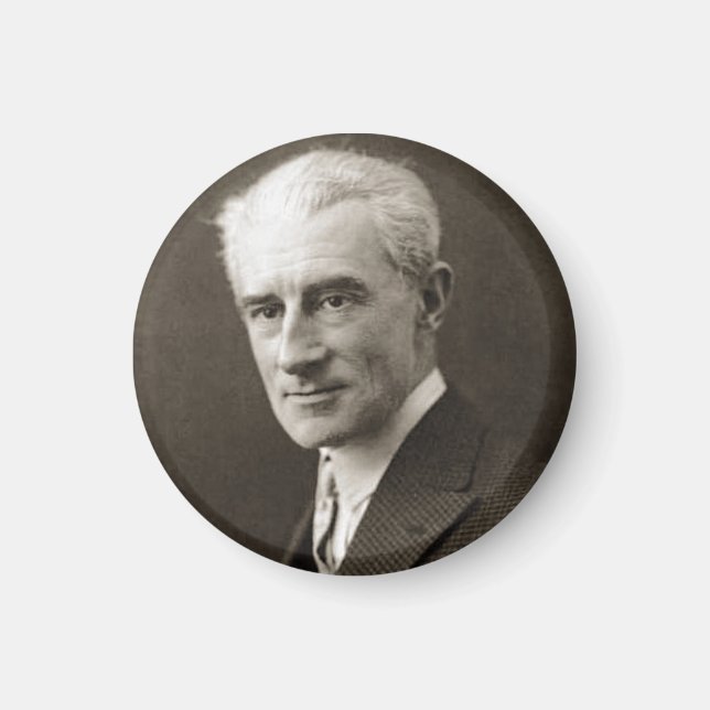 Portrait von Maurice Ravel (c. 1925) Magnet (Vorne)
