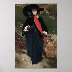 Portrait von May Sartoris Poster
