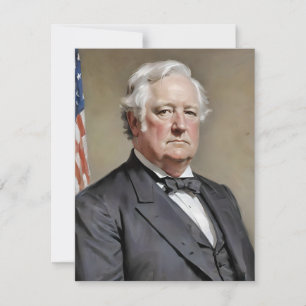 Portrait von Millard Fillmore Feiertagskarte