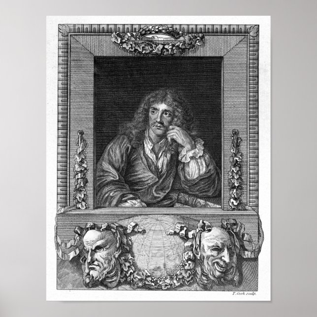Portrait von Moliere Poster (Vorne)