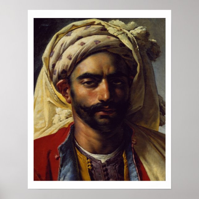 Portrait von Mustapha Poster (Vorne)