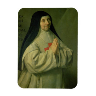 Portrait von Mutter Catherine-Agnes Arnauld (1593- Magnet