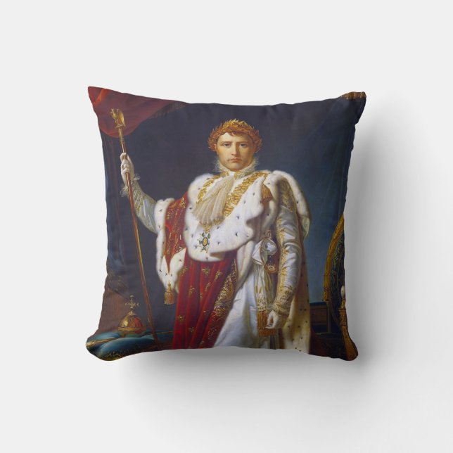 Portrait von Napoleon Bonaparte, Francois Gérard Kissen (Vorderseite)
