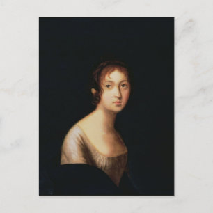 Portrait von Natalia Goncharova, 1820er Postkarte