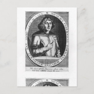 Portrait von Nicolas Copernicus Postkarte