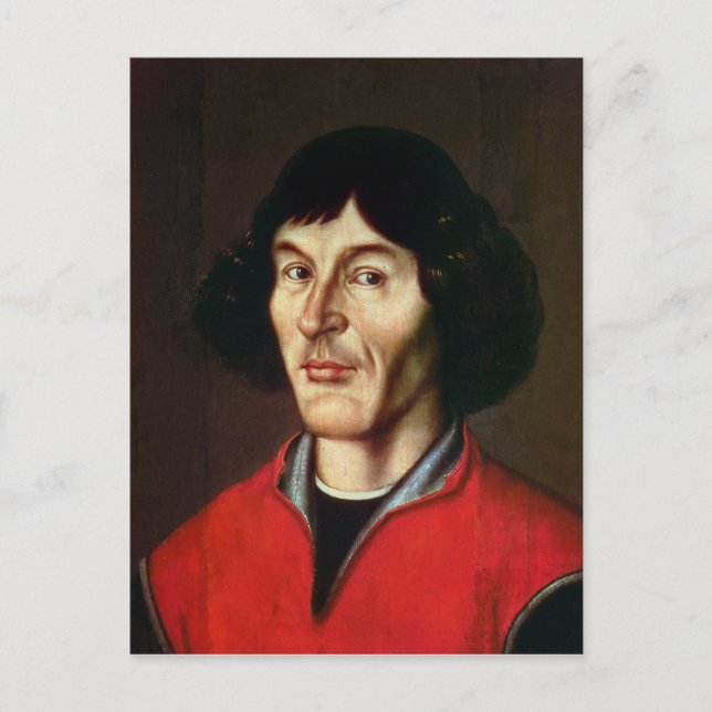 Portrait von Nicolaus Kopernikus Postkarte (Vorderseite)