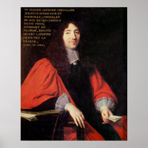 Portrait von Olivier Lefevre Poster