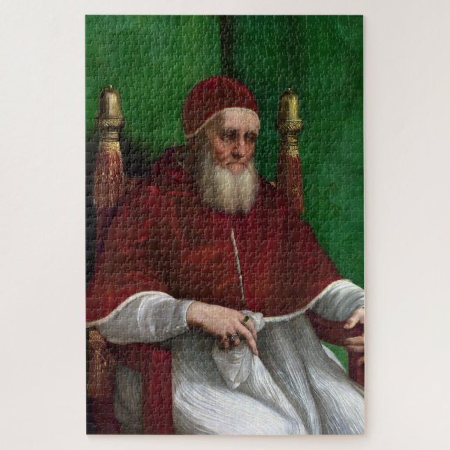 Portrait von Papst Julius II (von Raphael) (Vertikal)