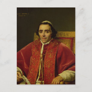 Portrait von Papst Pius VII 1805 Postkarte