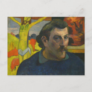 Portrait von Paul Gauguin, 1889 Postkarte