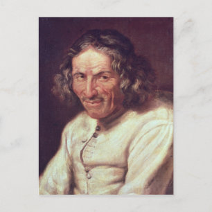 Portrait von Paul Scarron Postkarte