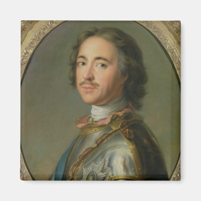 Portrait von Peter dem Großen Magnet (Vorne)