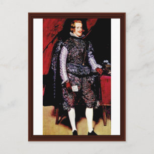Portrait von Philip IV. von Diego Velázquez Postkarte