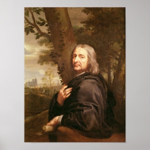 Portrait von Philippe de Champaigne, 1668 Poster