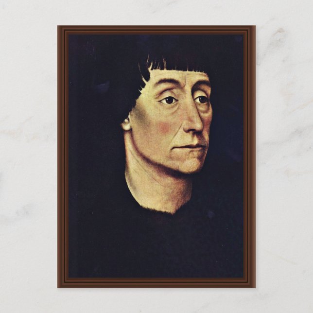 Portrait von Pierre de Beffremont von Weyden Rogie Postkarte (Vorderseite)