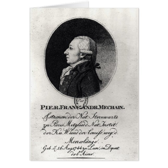 Portrait von Pierre Mechain (Vorne)