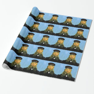Portrait von Postman Roulin von Van Gogh Geschenkpapier