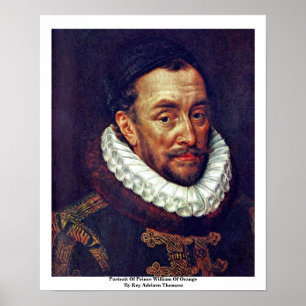 Portrait von Prinz William of Orange Poster