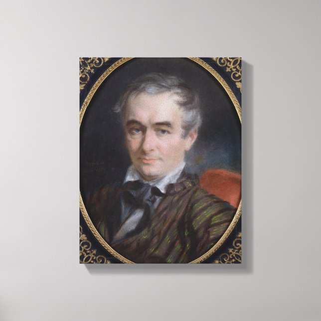Portrait von Prosper Merimee 1853 Leinwanddruck (Vorderseite)