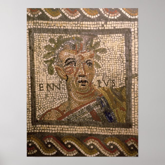 Portrait von Quintus Ennius Poster (Vorne)
