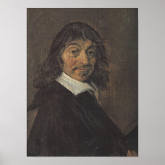 Portrait von René Descartes von Frans Hals Poster