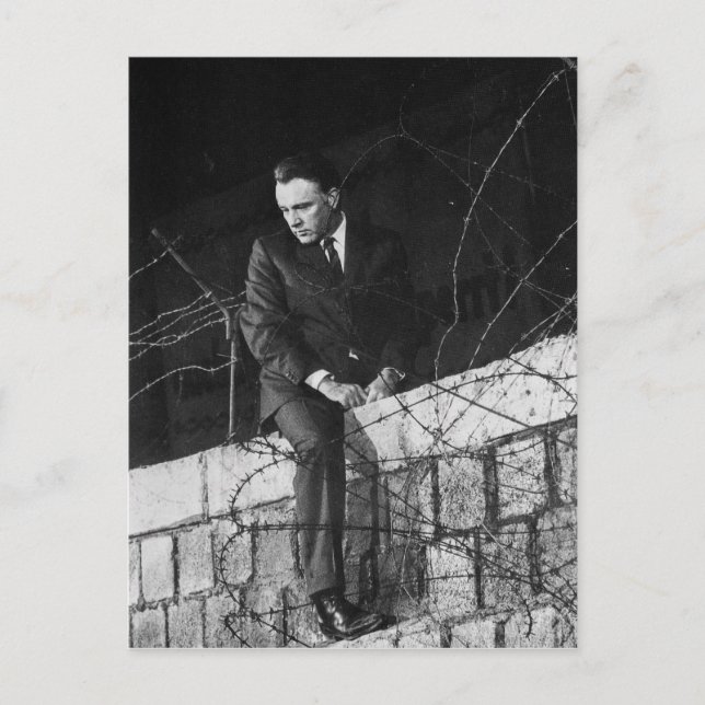 Portrait von Richard Burton Postkarte (Vorderseite)