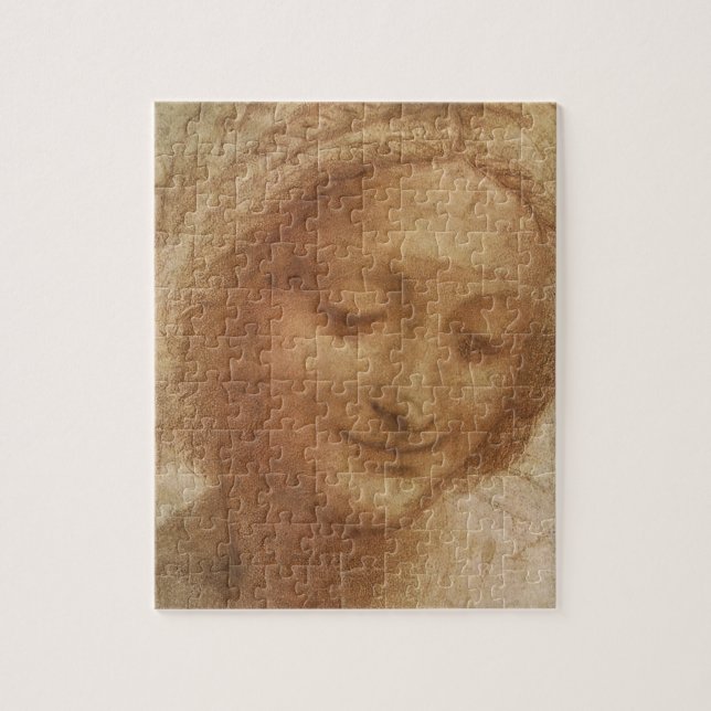 Portrait von Saint Anne von Leonardo da Vinci (Vertikal)
