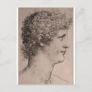 Portrait von Salai Postkarte