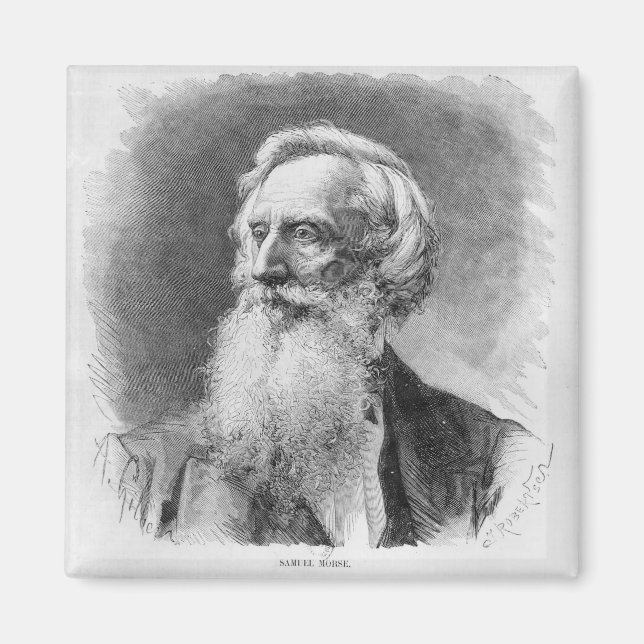 Portrait von Samuel Morse Magnet (Vorne)