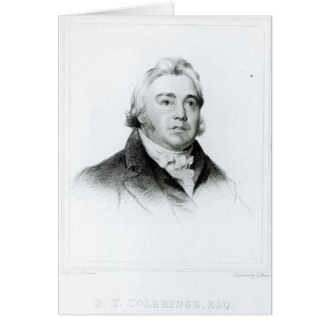 Portrait von Samuel Taylor Coleridge (Vorne)